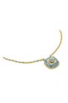 Buy_Manner_Blue Calcedony Song Of Summer Pendant Necklace _at_Aza_Fashions