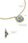 Manner_Blue Calcedony Song Of Summer Pendant Necklace _Online_at_Aza_Fashions