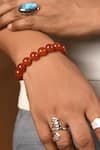 Buy_Totapari_Red Carnelian Gemstone Bracelet _at_Aza_Fashions