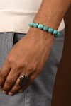 Buy_Totapari_Blue Turquoise Gemstone Bracelet _at_Aza_Fashions