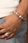 Buy_Totapari_Grey Picasso Jasper Gemstone Bracelet _at_Aza_Fashions