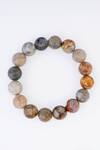 Shop_Totapari_Grey Picasso Jasper Gemstone Bracelet _at_Aza_Fashions