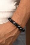 Buy_Totapari_Black Sulemani Hakik Gemstone Bracelet _at_Aza_Fashions