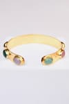 Totapari_Multi Color Stone Emily Rainbow Cuff _Online_at_Aza_Fashions