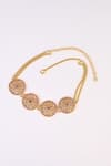 Buy_Totapari_Gold Plated Stone Heera Panna Chain Choker _Online_at_Aza_Fashions