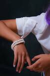 Buy_Totapari_Silver Plated Pearl Audrey Bracelet _at_Aza_Fashions