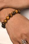 Buy_Totapari_Brown Tigers Eye Bead Bracelet _at_Aza_Fashions