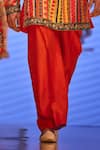 Buy_The Royaleum_Multi Color Silk Hand Embroidered Stripe Umair Kurta With Pant _Online_at_Aza_Fashions