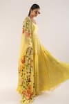 Buy_kriti bapna_Yellow Anarkali Viscose Organza Handpainted Sequin Embellished With Dupatta _Online_at_Aza_Fashions