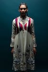 Svastih_Off White Tunic Cotton Silk Applique Floral Emilia Embroidered With Pant _at_Aza_Fashions