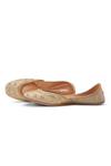 Buy_House Of Vitti India_Beige Embroidery Juttis _at_Aza_Fashions