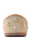 House Of Vitti India_Beige Embroidery Juttis _Online_at_Aza_Fashions