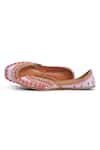 Buy_House of Vitti India_Meadow Tribe Embroidered Juttis _Online_at_Aza_Fashions