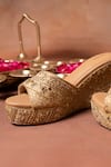 House of Vitti India_Zardozi Embroidered Wedges 