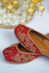 Buy_House of Vitti India_Kaleera Embroidered Juttis _Online_at_Aza_Fashions