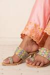 Buy_House of Vitti India_Kaleido Scallop Embroidered Heels 