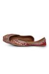 Buy_House of Vitti India_Cutdana Embroidered Juttis _at_Aza_Fashions