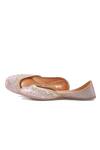 Buy_House of Vitti India_Meher Crystal Embellished Juttis _at_Aza_Fashions