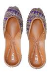 Shop_House of Vitti India_Mirah Zari Embroidered Juttis _at_Aza_Fashions