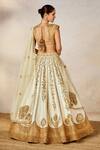 Buy_Masaba_Ivory Lehenga Heavy Raw Silk And Tissue Embroidered Nan Khati Bridal Set 