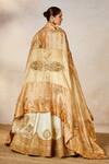 Shop_Masaba_Ivory Lehenga Heavy Raw Silk And Tissue Embroidered Nan Khati Bridal Set _Online