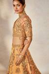 Buy_Masaba_Pink Lehenga Heavy Raw Silk And Tissue Embroidered The Agra Petha Bridal Set 