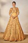 Buy_Masaba_Pink Lehenga Heavy Raw Silk And Tissue Embroidered The Agra Petha Bridal Set _Online