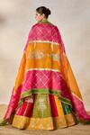 Buy_Masaba_Multi Color Lehenga Gulposh Viscose Raw Silk Embroidered The Rainbow Barfi Set 