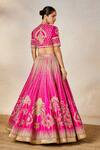 Masaba_Pink Lehenga Heavy Raw Silk Embroidery Zardozi The Gulaab Bridal Set _Online