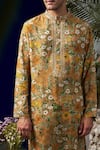 Buy_Philocaly_Multi Color Cotton Silk Printed Floral Floret Kurta _Online_at_Aza_Fashions