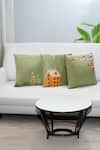 Buy_Mid July Home_Green Premium Velvet Print Christmas Charm Cushion Covers - Set Of 3 _at_Aza_Fashions