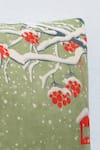 Mid July Home_Green Premium Velvet Print Christmas Charm Cushion Covers - Set Of 3 _at_Aza_Fashions