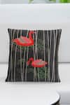 Buy_Mid July Home_Black Premium Velvet Embroidery Moonlight Sonata Cushion Cover _at_Aza_Fashions