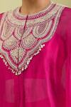Buy Prisho Pink Chiffon, Georgette Sequins, Zari, Embroidery Zardozi Kaftan And Blouse Set Online at Aza Fashions Buy_Prisho_Pink Chiffon, Georgette Sequins, Zari, Embroidery Zardozi Kaftan And Blouse Set _Online_at_Aza_Fashions