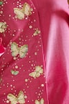 Samyukta Singhania_Pink Imported Soft Linen Embroidery Sequin Butterfly Embellished Shirt With Pant _Online_at_Aza_Fashions