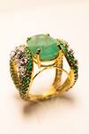 Rowas Jewels_Green Diamond Majestic Ring _Online_at_Aza_Fashions