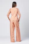 Shop_Madder Much_Pink Outer 80% Cotton Solid V-neck Axel Waistcoat With Pant _at_Aza_Fashions