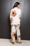 Shop_Nassh_Multi Color Linen Printed Floral Shirt Collar Arum With Pant _at_Aza_Fashions