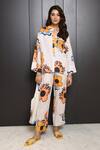 Shop_Nassh_Multi Color Linen Printed Floral Shirt Collar Arum With Pant _Online_at_Aza_Fashions