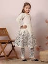 Buy Petite Pomme Cream Cotton Embroidery Flower Print Kurta And Trouser Set Online at Aza Fashions Buy_Petite Pomme_Cream Cotton Embroidery Flower Print Kurta And Trouser Set _Online_at_Aza_Fashions