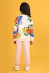 Shop_Anthrilo_White Fleece Print Shape Sweatshirt With Joggers _at_Aza_Fashions