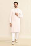 Buy_Kalighata_Pink Embroidery Kurta And Pant Set 