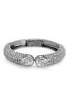 Buy_Curio Cottage_Silver Plated Faux Diamond Brilliant Embellished Bracelet _Online_at_Aza_Fashions