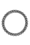 Shop_Sangeeta Boochra_Silver Plated Inaya Bead Textured Bracelet - Single Pc _Online_at_Aza_Fashions