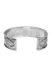 Sangeeta Boochra_Silver Plated Adelita Carved Cuff Bracelet _Online_at_Aza_Fashions