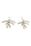 SUHANI PITTIE_Gold Plated Palm Palindrome Earrings _Online_at_Aza_Fashions