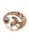 Cosa Nostraa_Gold Celestial Panther Brooch _at_Aza_Fashions