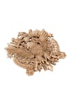 Buy_Cosa Nostraa_Gold Imperial Eagle Emblem Brooch _Online_at_Aza_Fashions