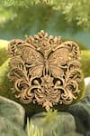 Buy_Cosa Nostraa_Gold Filigree Majestic Butterfly Brooch _at_Aza_Fashions