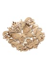 Shop_Cosa Nostraa_Gold Filigree Majestic Butterfly Brooch _Online_at_Aza_Fashions